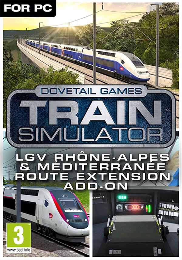 Train Simulator: LGV Rhône-Alpes & Méditerranée Route Extension Add-On